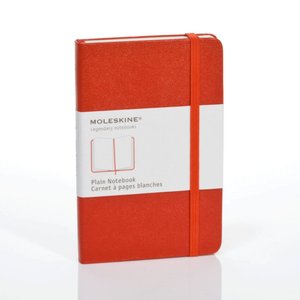 Moleskine Classic Red Pocket Plain Notebook