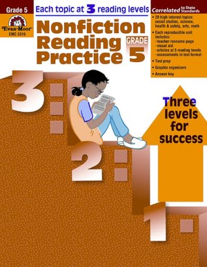 Nonfiction Reading Practice, Grade 5