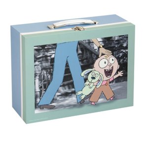 Knuffle Bunny Two Sided Puzzle in Suitcase