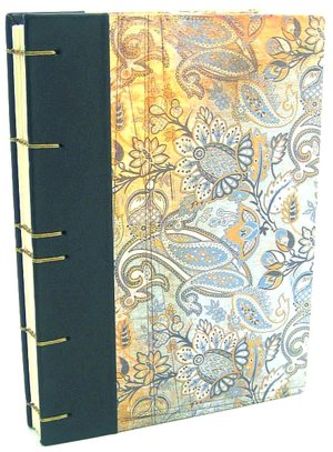 Impressions Journal (Paisley w/ Black Leather Spine)
