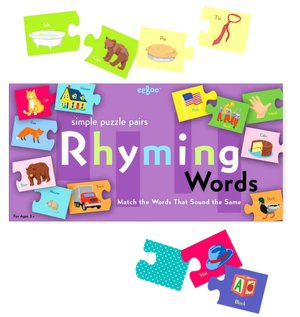 Rhyming Words Puzzle Pairs