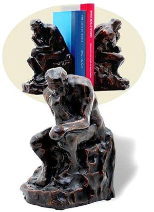 Rodin's Thinker Bookends (Paired Set)