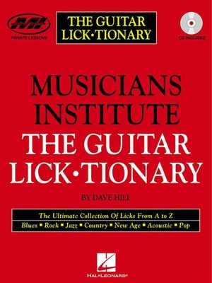 The Guitar Lick*tionary (Book and CD)