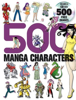 500 Manga Characters: Copyright-Free and Ready To Use