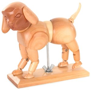 Wooden Dog Artist's Model