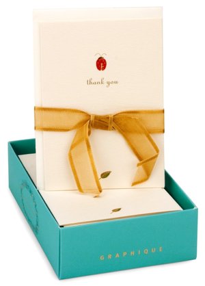 New Lady Bug la petite boxed Cards Set of 10