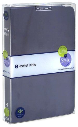 KJV Nelson's Life & Style Pocket Companion Bible: Blue-Black Linen