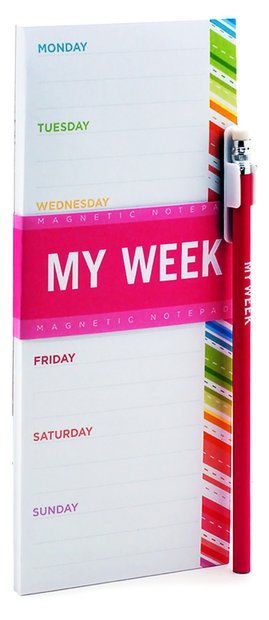 My Week Stripes Note Pad