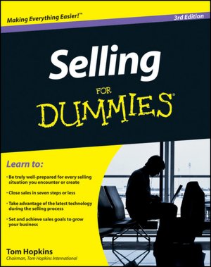 Pdf ebook downloads Selling for Dummies DJVU MOBI by Tom Hopkins 9780470930663 English version