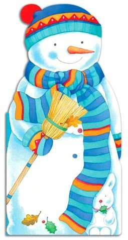 Snowman (Little People Shape Books Series)