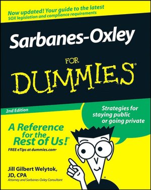 Download free books pdf format Sarbanes-Oxley For Dummies (English Edition) iBook DJVU by Jill Gilbert Welytok