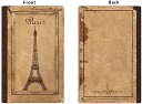 Book Covers 3.5"X5.5" Set Of 2-Paris by 7 Gypsies: Product Image