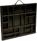 Artist Letterblock Tray 12"X10"-Black, Holds Assorted Size Photos by 7 Gypsies: Product Image