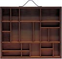 Artist Letterblock Tray 12"X10"-Brown, Holds Assorted Size Photos by 7 Gypsies: Product Image