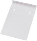 PVC Jewelry Cards 3-1/8"X2-1/16" 48/Pkg-White by Darice: Product Image
