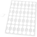 Adhesive Paper Butterfly Tags .5" 112/Pkg-White by Darice: Product Image