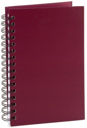 Burgndy Lined Journal - Medium