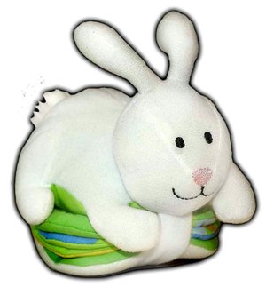 Hop-A-Long Bunny: A Pull-the-String Cloth Book