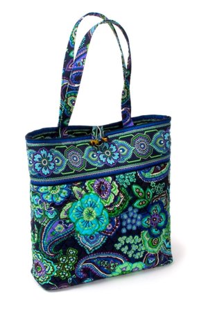 Vera Bradley Blue Rhapsody Fabric Tote Bag (15
