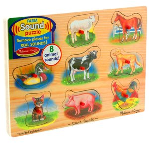 Farm Sound Peg Puzzle