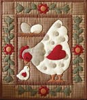 Spotty Hen Quilt Kit-13"X15" by Rachel's Of Greenfield: Product Image