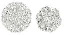 Blue Moon Frosting Metal Filigree Pendants 6/Pkg-Silver by Blue Moon Beads: Product Image