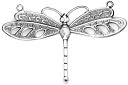 Blue Moon Enchanted Planet Metal Pendants-Dragonfly - Ant. Silver 1/Pkg by Blue Moon Beads: Product Image