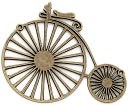 Blue Moon Tokens Metal Pendant 1/Pkg-Antique Ox Gold Bicycle by Blue Moon Beads: Product Image