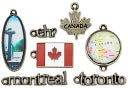 Blue Moon Tokens Metal Charms 6/Pkg-Ox Gold Canada by Blue Moon Beads: Product Image