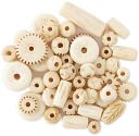 Blue Moon Royal Boheme Bone Beads-Natural- 1 Ounce/Pkg by Blue Moon Beads: Product Image