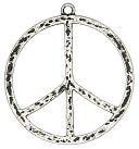 Blue Moon Royal Boheme Pendant 1/Pkg-Metal Peace-Antique Silver by Blue Moon Beads: Product Image