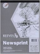 Newsprint Paper Pad 9"X12"-150 Sheets-32lb by Reeves: Product Image