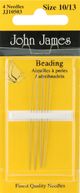Beading Hand Needles-Size 10/13 4/Pkg by Colonial Needle: Product Image
