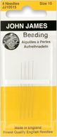 Beading Hand Needles-Size 15 4/Pkg by Colonial Needle: Product Image