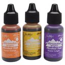 Adirondack Brights Alcohol Ink .5 Ounce 3/Pkg-Summit View-Sunshine/Sunset/Pur Twilight by Ranger: Product Image