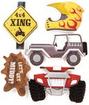 ATV Stacked Stickers 5/Pkg-4x4 by Karen Foster: Product Image