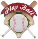 Baseball Lil' Stack 3-D Sticker-Play Ball by Karen Foster: Product Image
