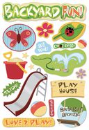Backyard Fun Cardstock Stickers 5.5"X9"-Backyard Fun by Karen Foster: Product Image