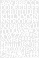 Alphabet Cardstock Stickers 5.5"X9" Sheet-Headline/White by Karen Foster: Product Image