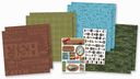 Karen Foster Fishing Page Kit 12"X12"-8 Papers, 2 Sticker Sheets by Karen Foster: Product Image