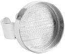Designer's Deep Welled Circle Ring Base 1/Pkg-Silver Overlay 23mm by Amate Studios: Product Image