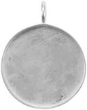 Base Elements Circle Pendant Base 1/Pkg-Silver Overlay 39.3mm by Amate Studios: Product Image