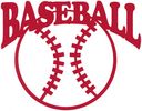 Cardstock Laser Die-Cuts-Baseball by Scrapbook 101: Product Image
