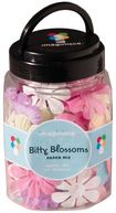 Bitty Blossoms Mix 1.5" 100/Jar-Assorted Colors by Imaginisce: Product Image