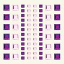 Bling It! Self-Adhesive Rhinestones-Square Lilac/Violet by Basic Grey: Product Image