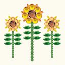Bling It! Self-Adhesive Rhinestones-Sunflower/Curry by Basic Grey: Product Image