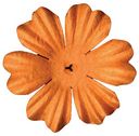 Bazzill Paper Flowers-Creamsicle Primula 1.5" 10/Pkg by Bazzill: Product Image