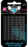 Bazzill Self-Adhesive Jewels 4mm 60/Pkg-Clear by Bazzill: Product Image
