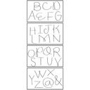 Bazzill In Stitch'z Templates 3"X4" 4/Pkg-Heidi Lynn's Caps by Bazzill: Product Image