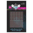 Bazzill Self-Adhesive Jewels 3mm & 4mm Mix 108/Pkg-Cardinal by Bazzill: Product Image